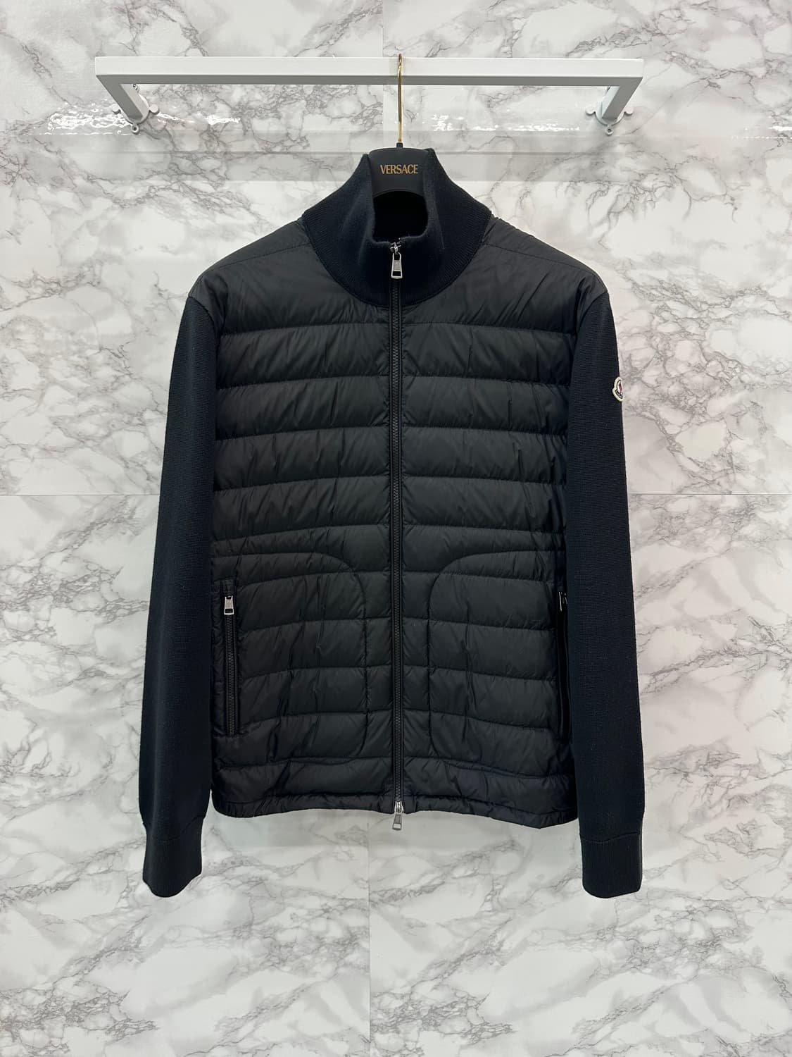 (XL) 몽클레어 김현우 니트패딩 블랙 상품이미지1