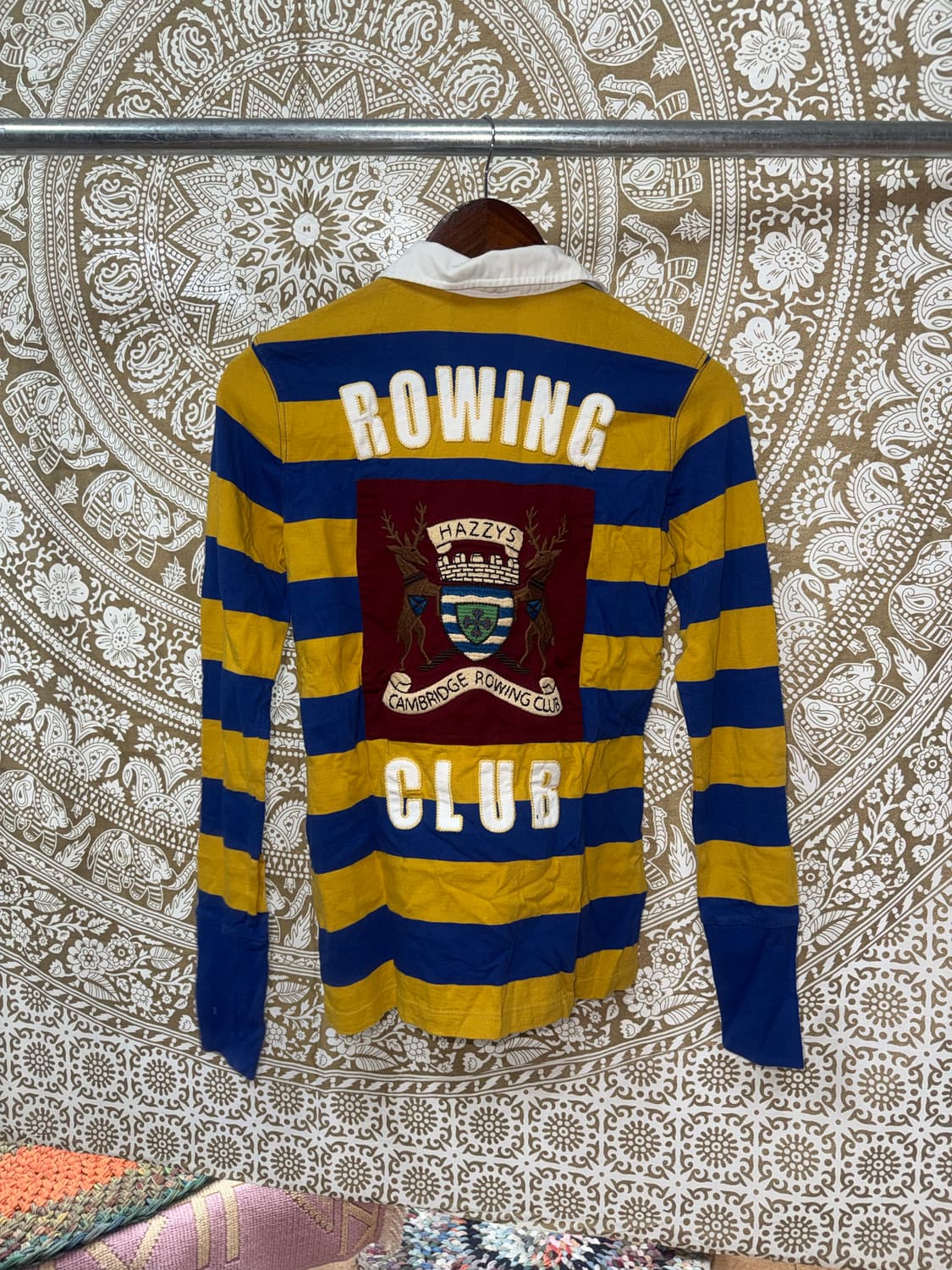 헤지스 스트라이프 긴팔 카라티 상품이미지5