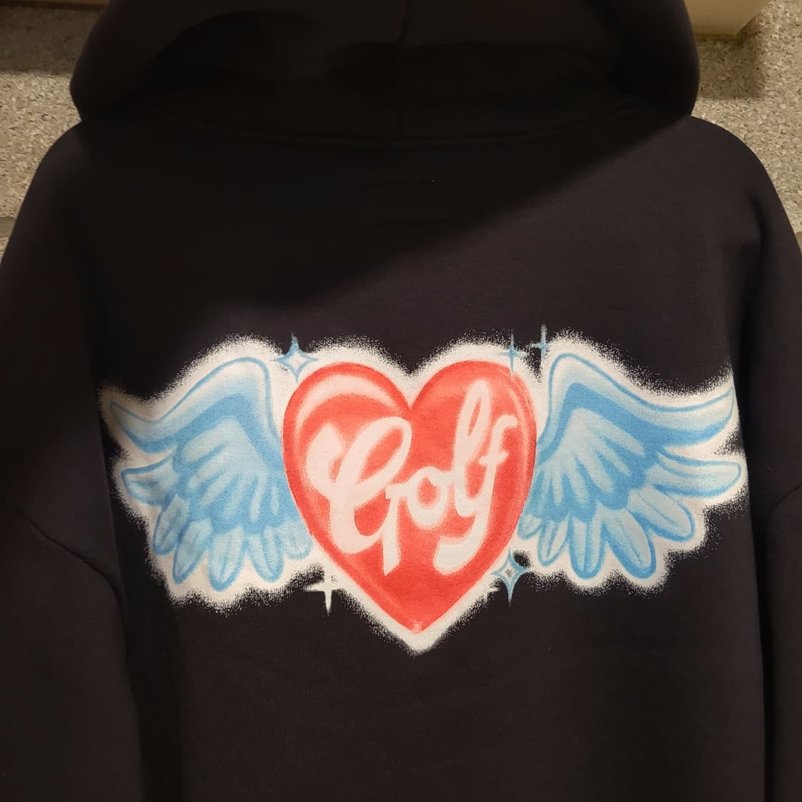 골프왕 에어브러쉬 풀오버 후드 3XL 상품이미지2