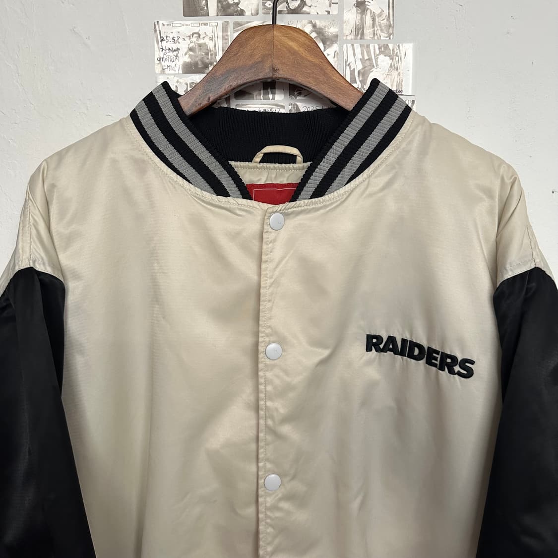 90‘s 리복 오클랜드 레이더스 바시티자켓 상품이미지3