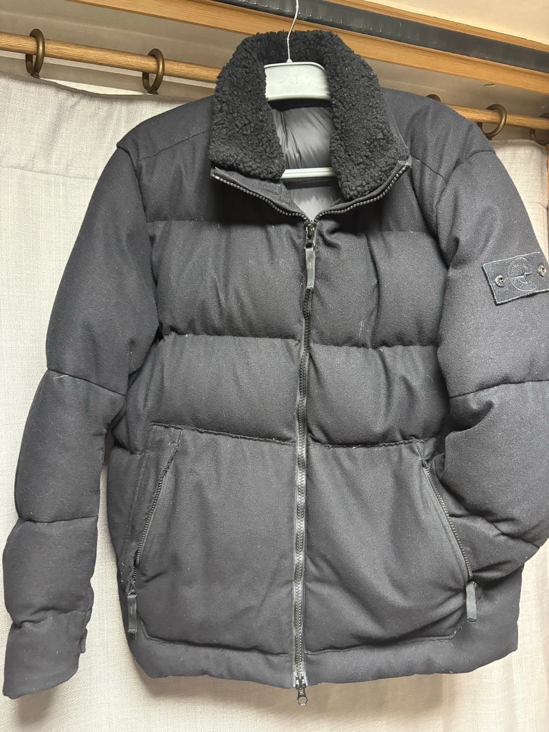 [XXL] 스톤아일랜드 무스탕 패딩 자켓 상품이미지1