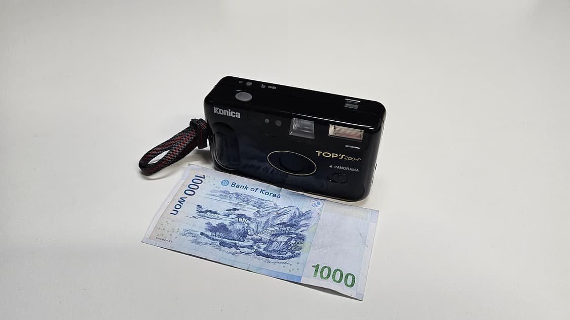  작례O 초소형 코니카 top's 200-p 필름카메라 빈티지 필카 상품이미지1