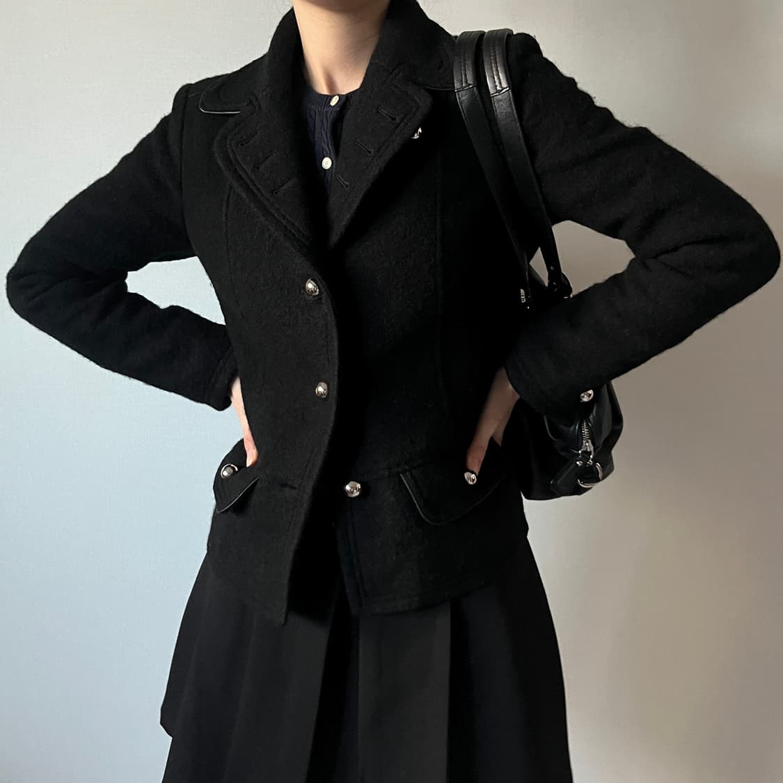 COURREGES 90's wool 100% Jacket 상품이미지1