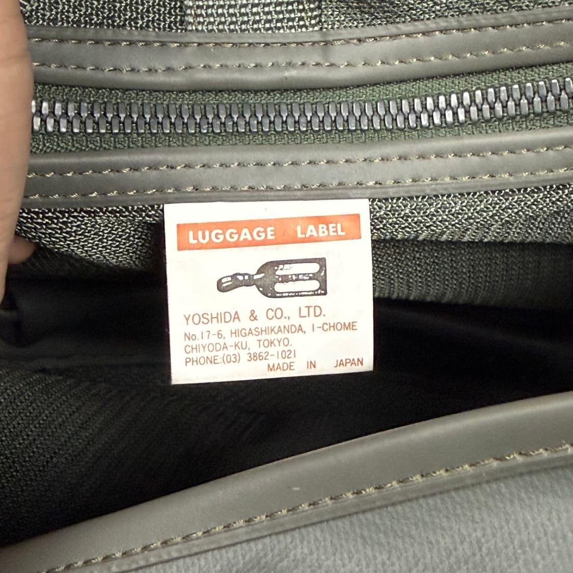 요시다포터 러기지라벨 뉴라이너 메신저백 올리브 상품이미지8