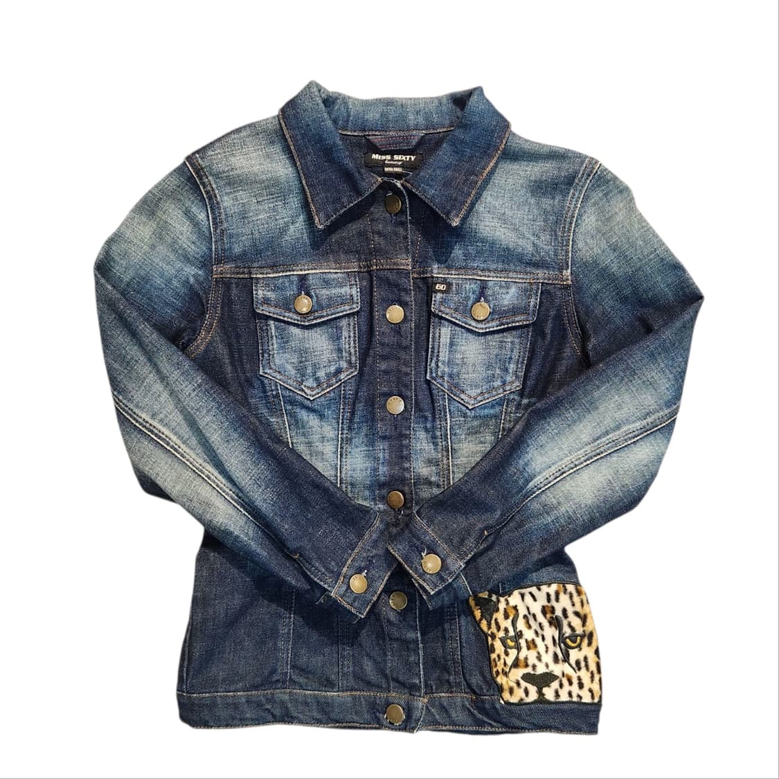 미스식스티 레오파드 데님 자켓 (S) 상품이미지1