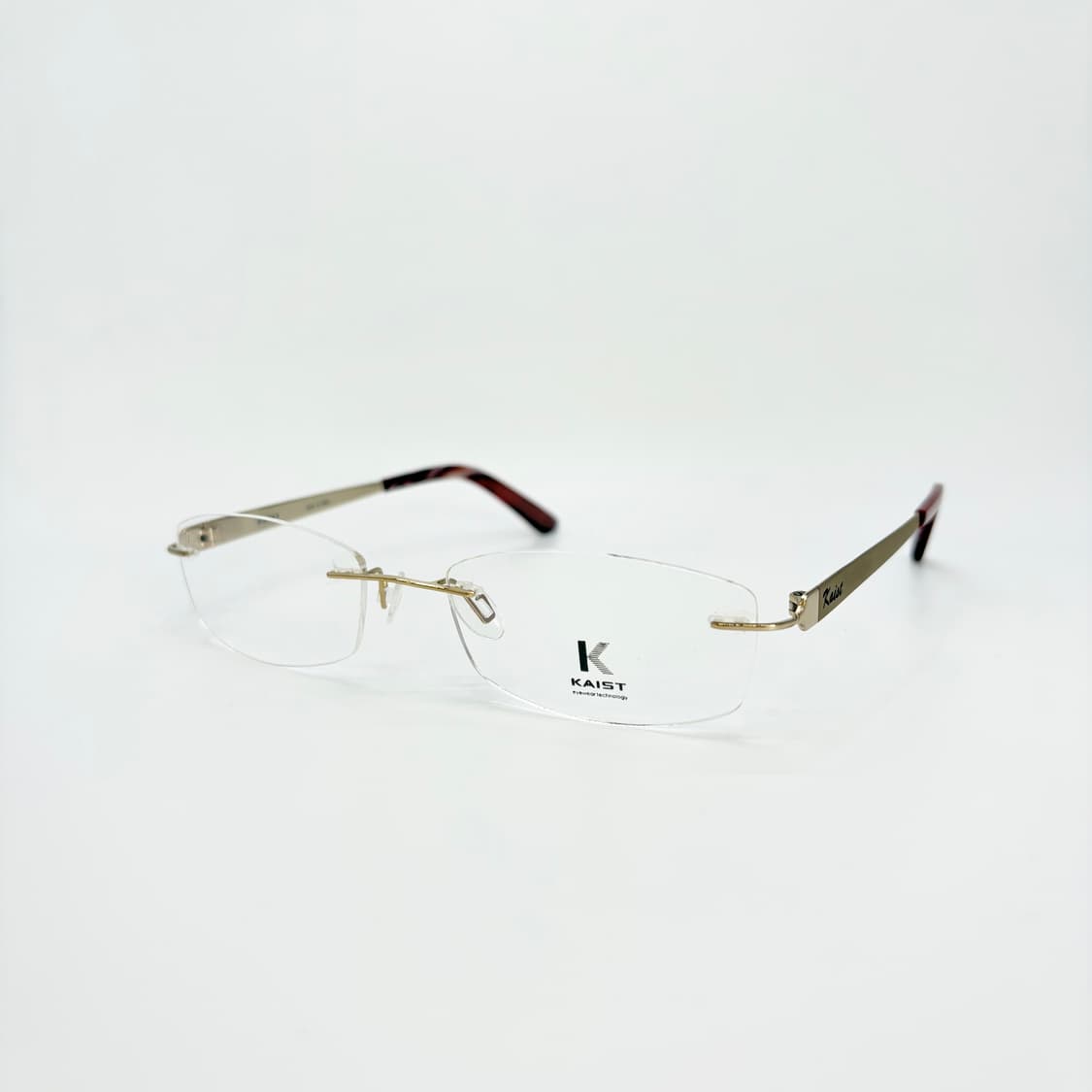KAIST 골드 스퀘어 무테 빈티지안경 상품이미지1