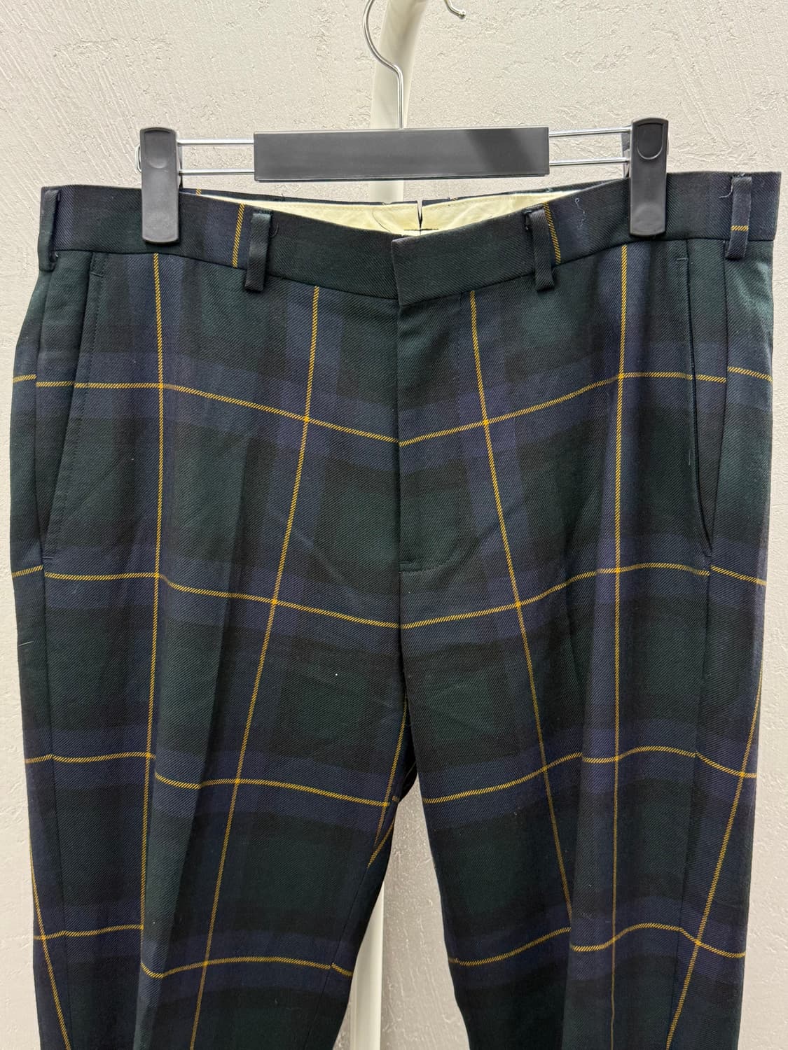 브룩스 브라더스 블랙워치 체크 바지 W34 상품이미지3