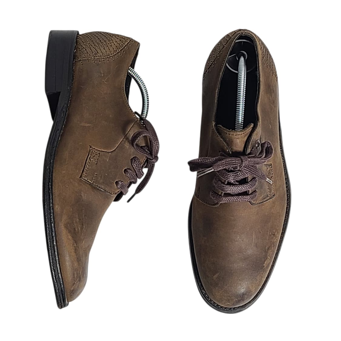 255-260) DIESEL 디젤 빈티지 워시드 레더 더비 슈즈 상품이미지6