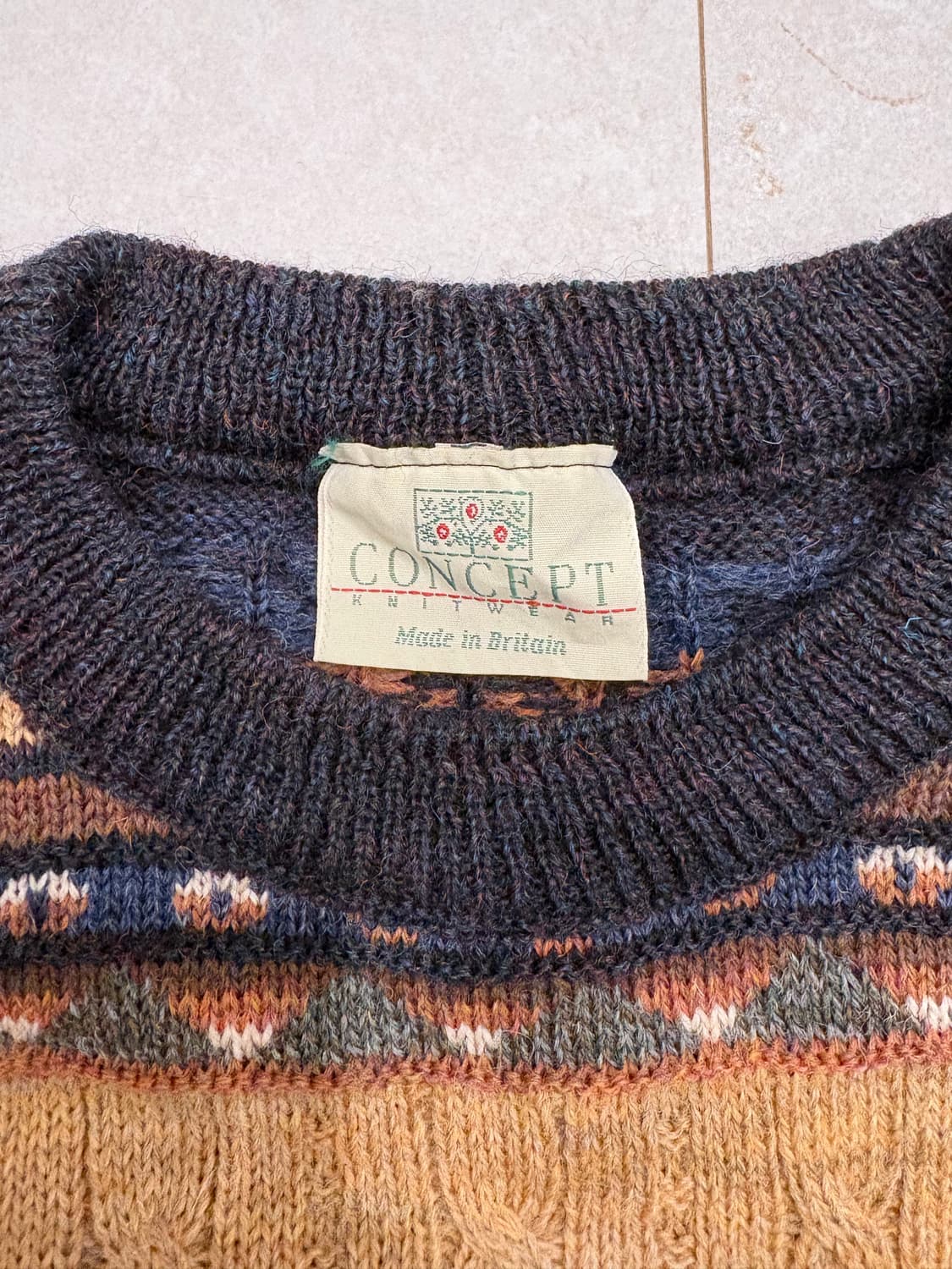 남자 패턴 니트 상품이미지4