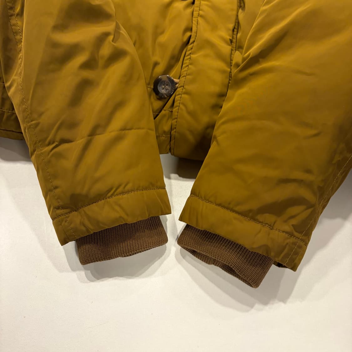 [M] 디젤 카키 브라운 포켓 후드 패딩 점퍼 C20 상품이미지7