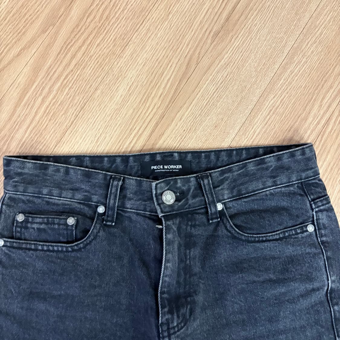 피스워커 블랙 데님 팬츠 29 상품이미지3