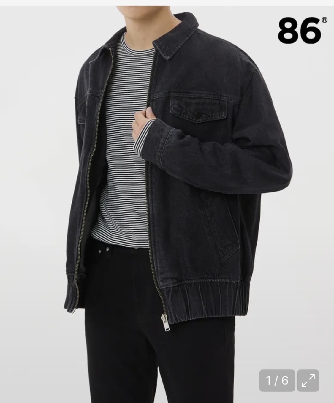 86로드 데님 청자켓 남자100 상품이미지1