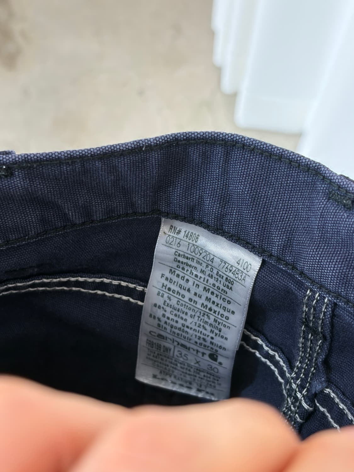 carhartt work pants (made in MEXICO) 상품이미지8