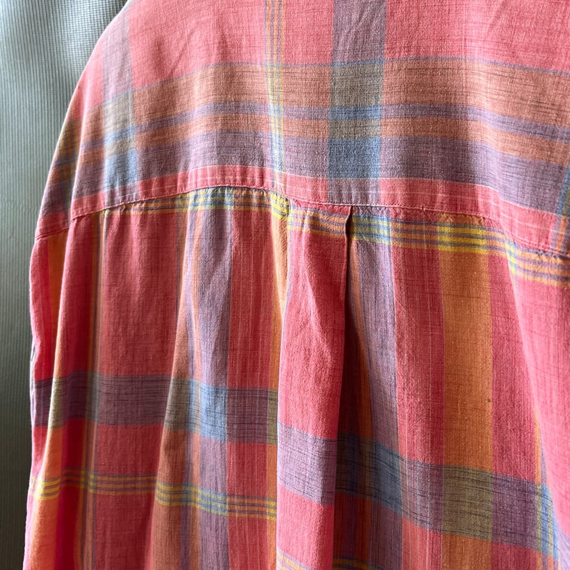 XL) L.L.Bean Made in U.S.A. 마드라스 셔츠  상품이미지8