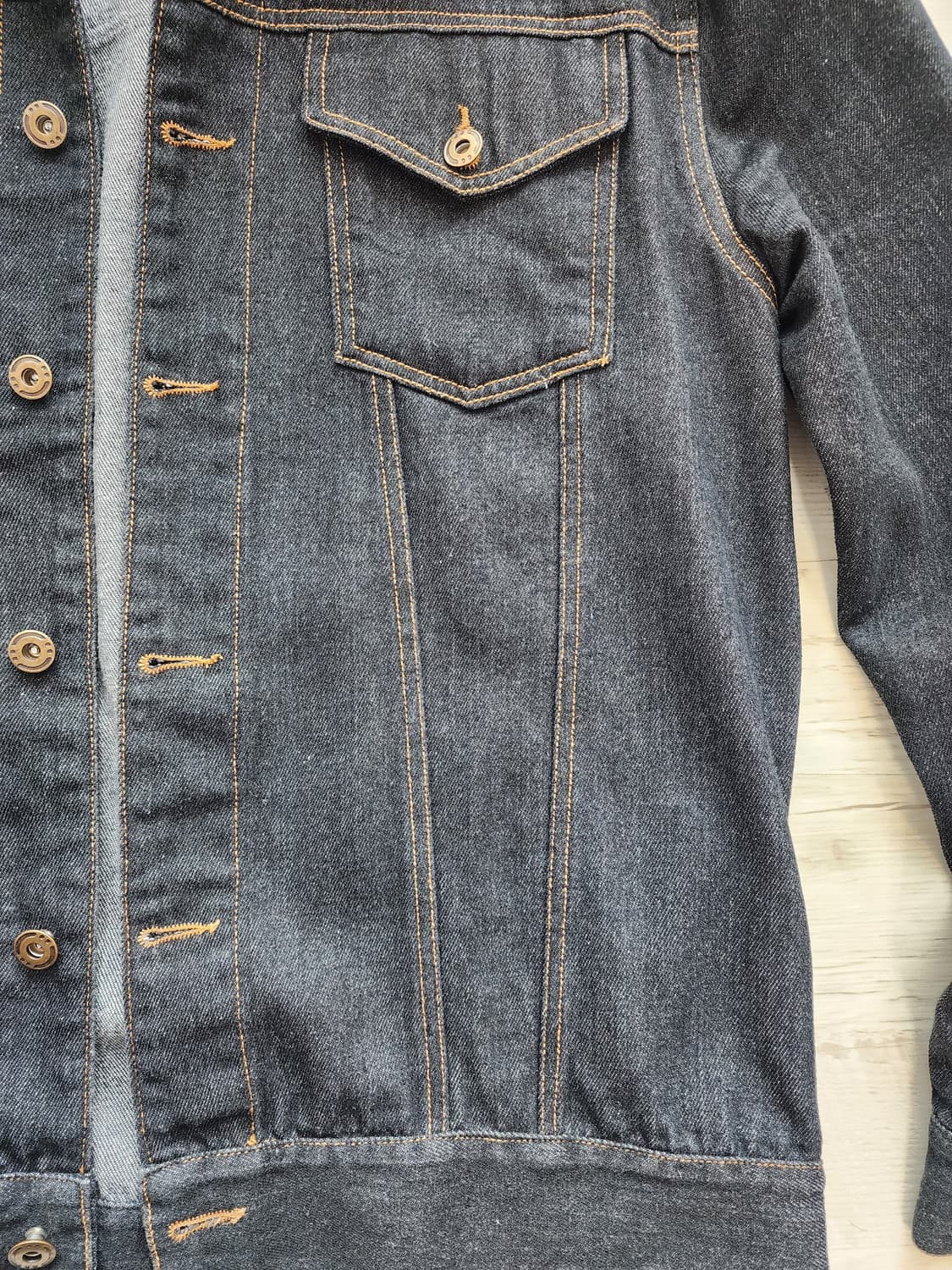 St Martin 세인트마틴 진청 데님 청 자켓 L(100~103) 생지 상품이미지5