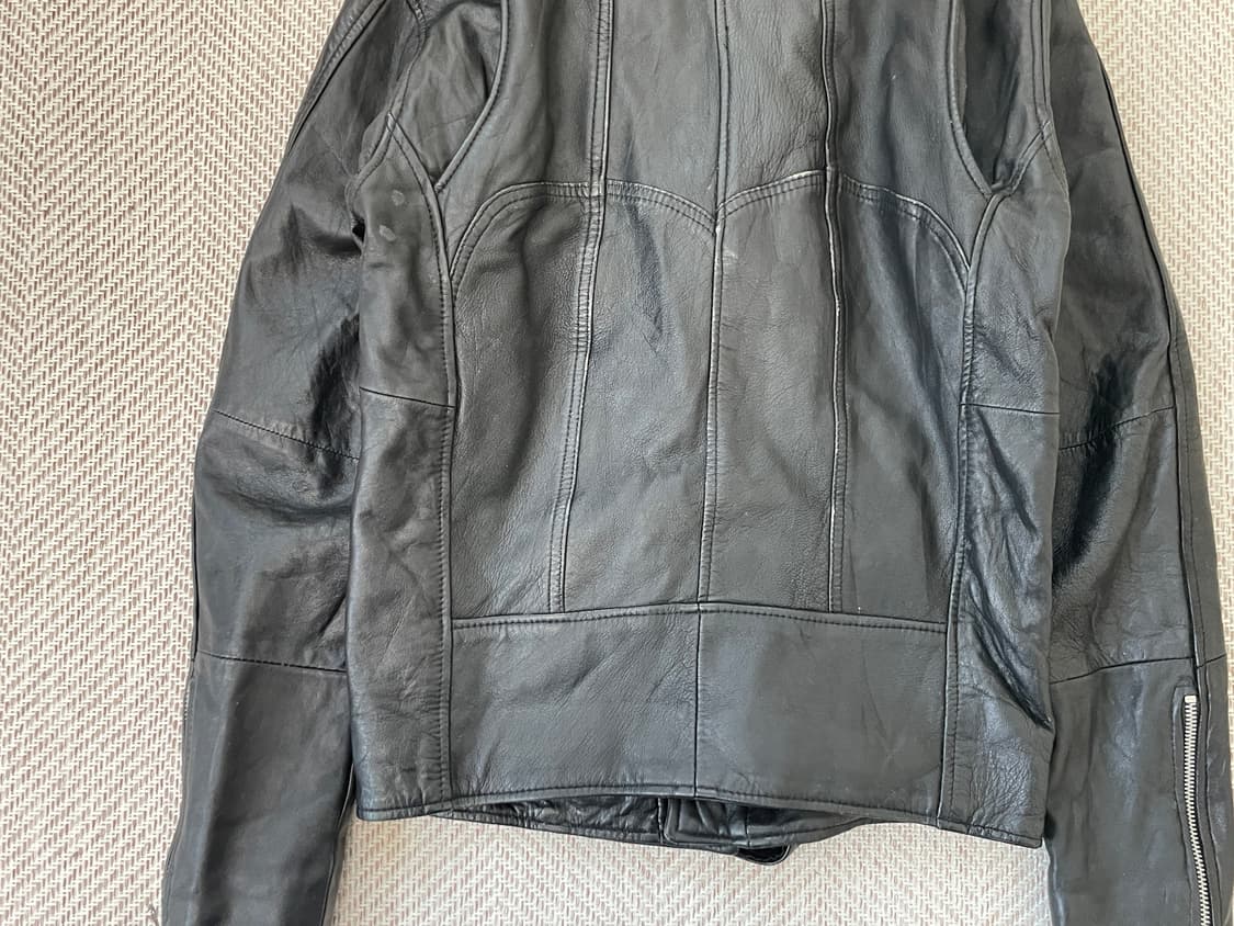 빈티지 더블 라이더 레더 재킷 J03926 상품이미지9