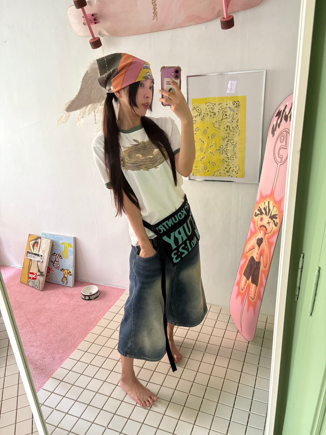 캐피탈 레인보우 반다나 상품이미지4