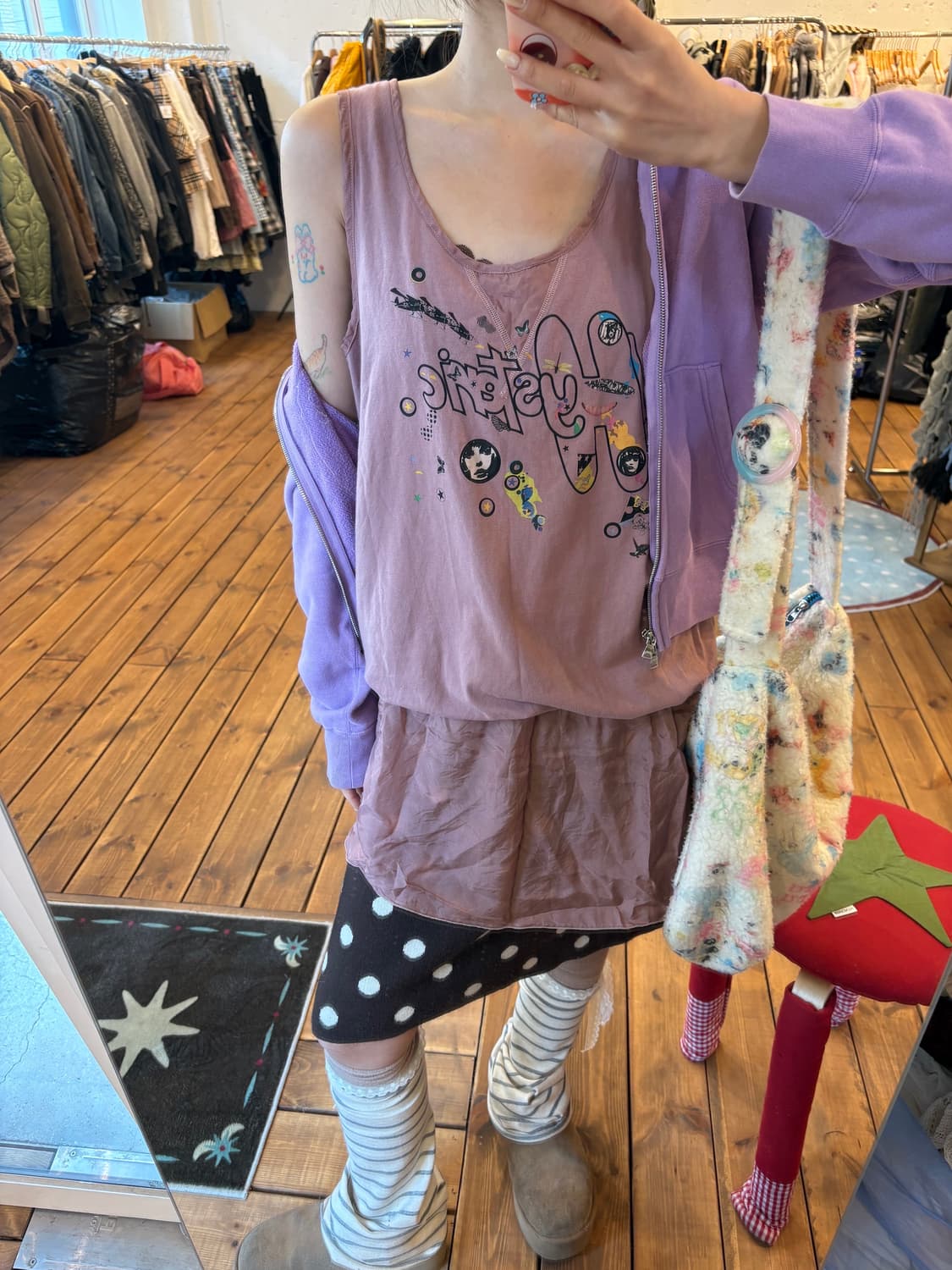 히스테릭글래머 핑크 원피스 상품이미지3