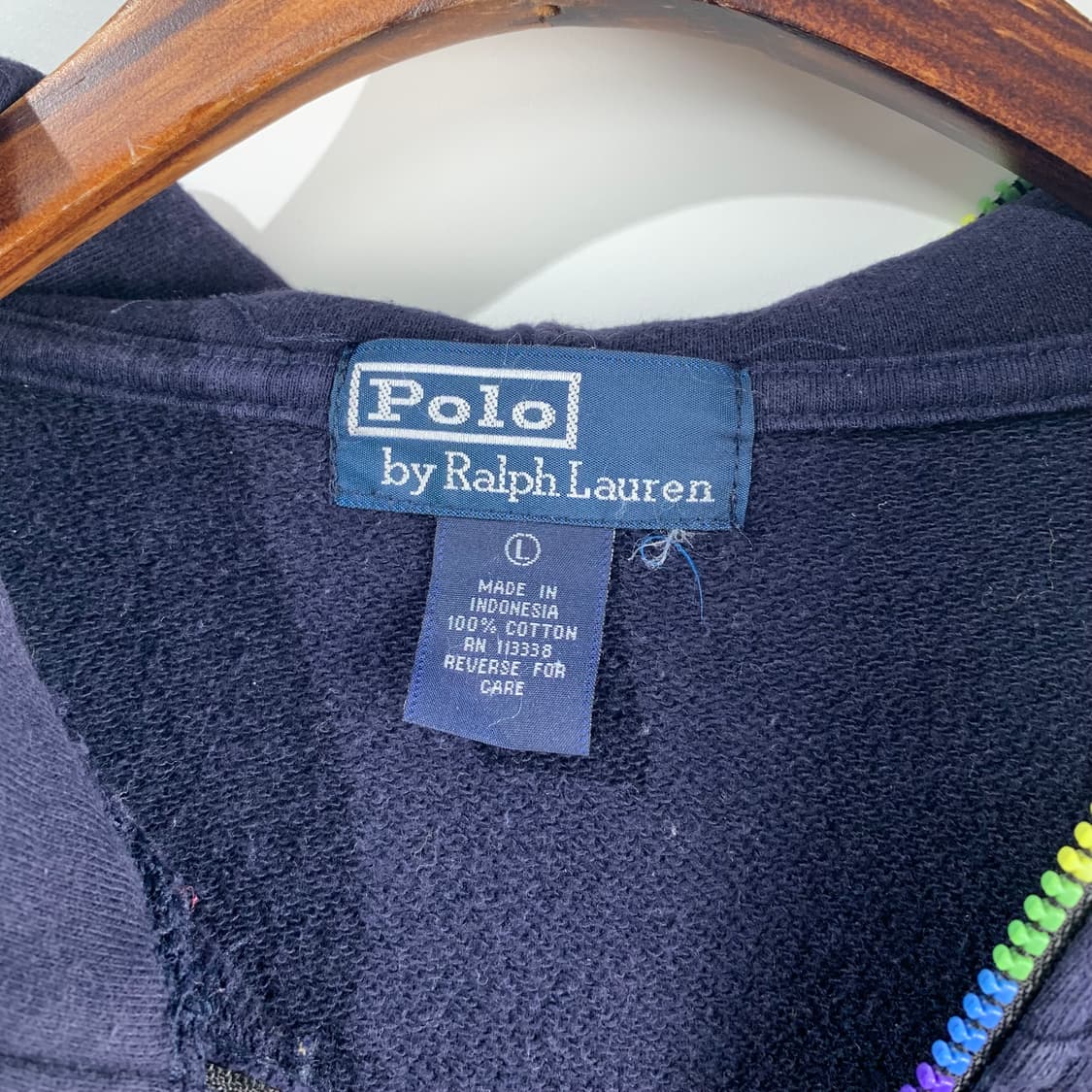 폴로 랄프로렌 빅포니 네이비 후드집업 상품이미지6