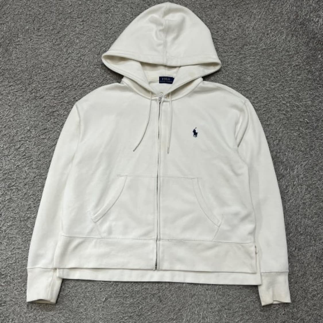 폴로 랄프로렌 여성 후드집업 아이보리 상품이미지1