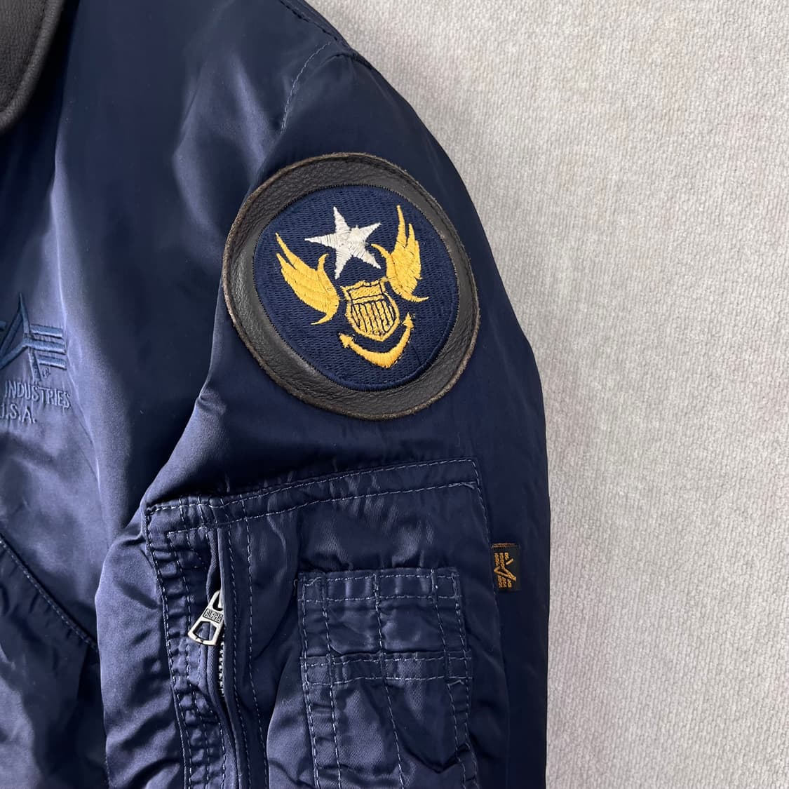95 알파인더스트리 플라이트 MA-1 네이비 항공자켓 상품이미지8