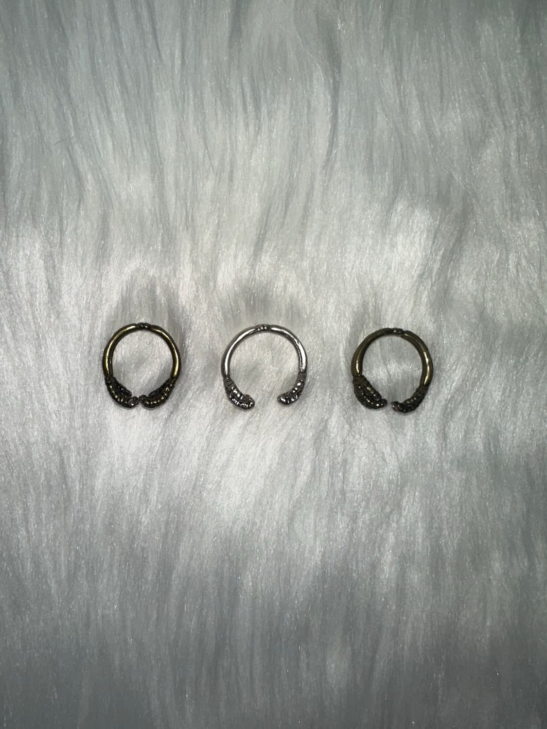 해골 손 오리엔탈 고스펑크 반지 상품이미지2