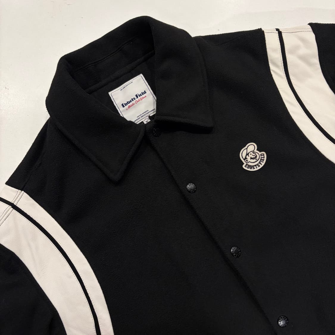 [XL] 이벳필드 Ebbets Field 블랙 스타디움 자켓 B471 상품이미지3