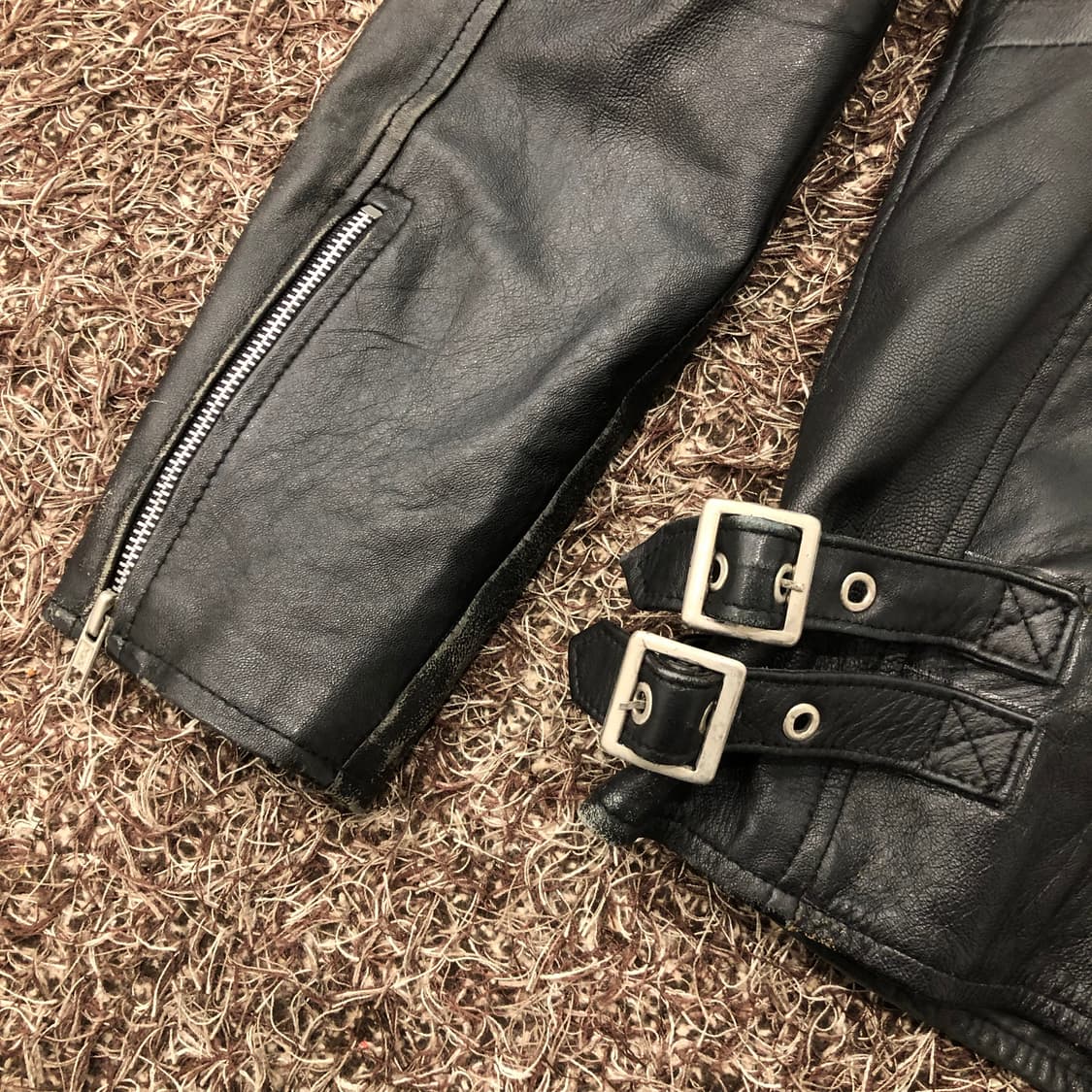 42 리얼레더 라이더 가죽 레더 자켓 상품이미지7