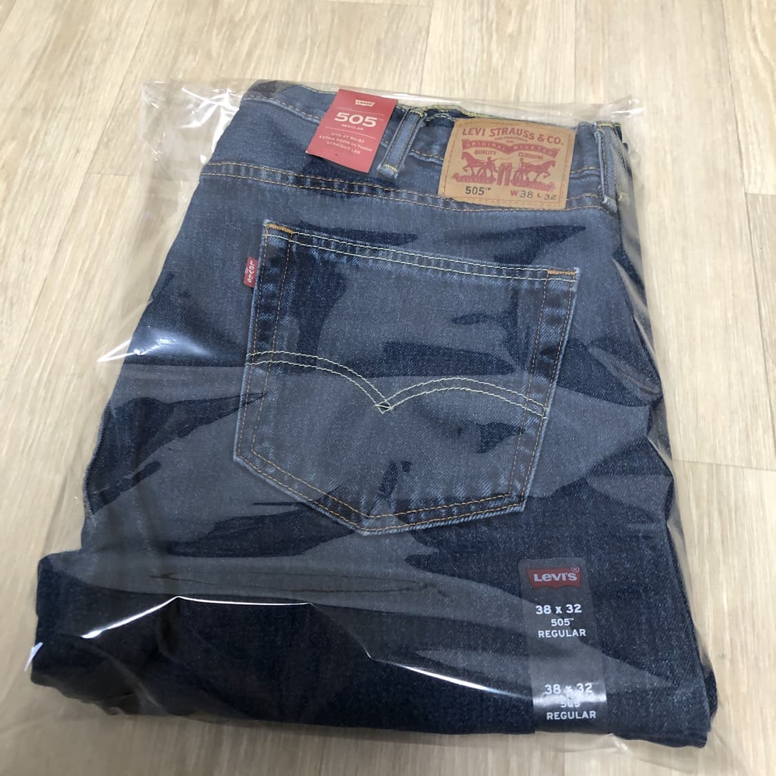 (38) 새상품 리바이스 Levi's 505 레귤러핏 중청 데님 상품이미지10