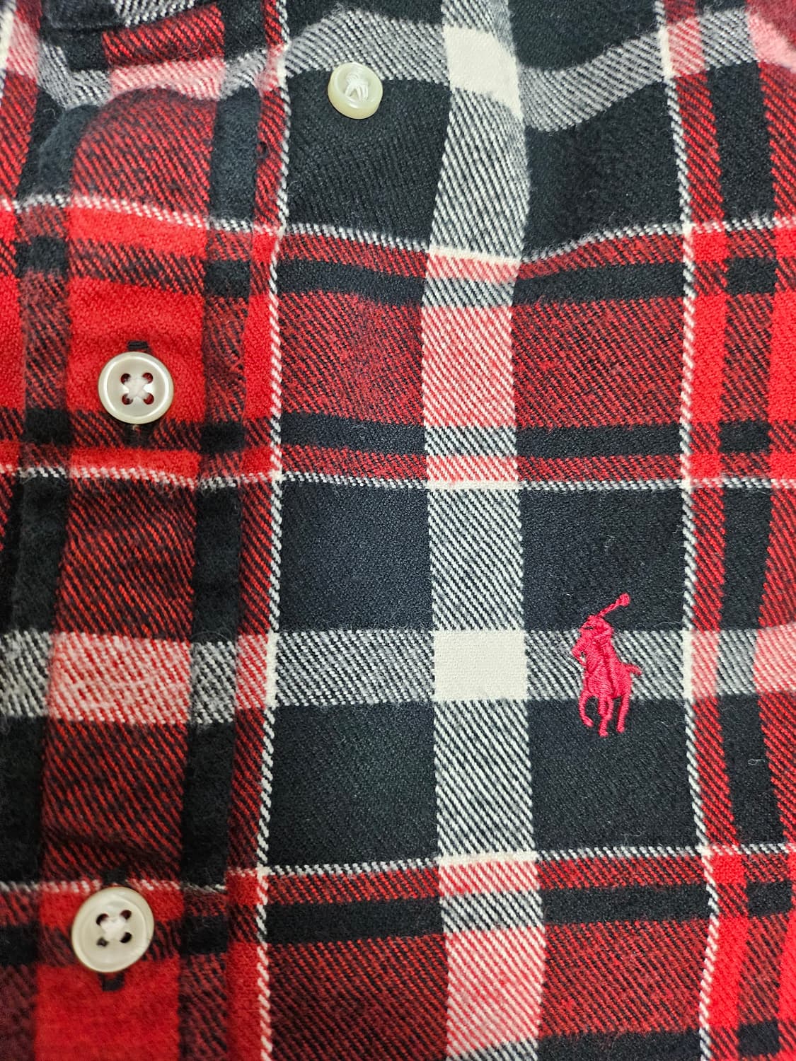 폴로랄프로렌 플란넬 셔츠 상품이미지2