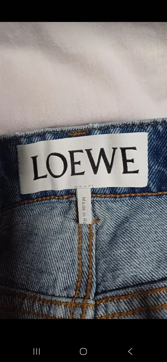 [새제품] 로에베 피셔맨 데님팬츠 청바지 턴업 loewe 여름 바캉스룩  상품이미지7