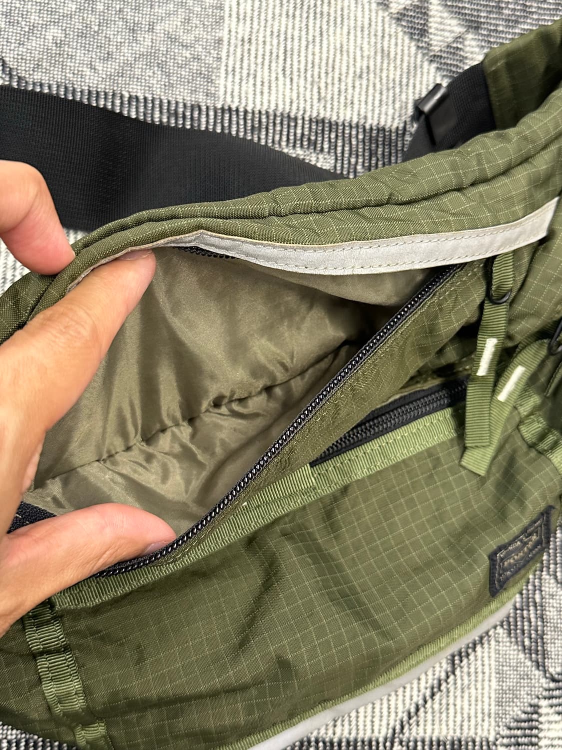 포터 립스탑 웨이스트백 힙색 상품이미지4