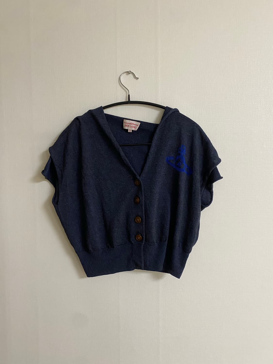 비비안웨스트우드 레드라벨 네이비 가디건 상품이미지1