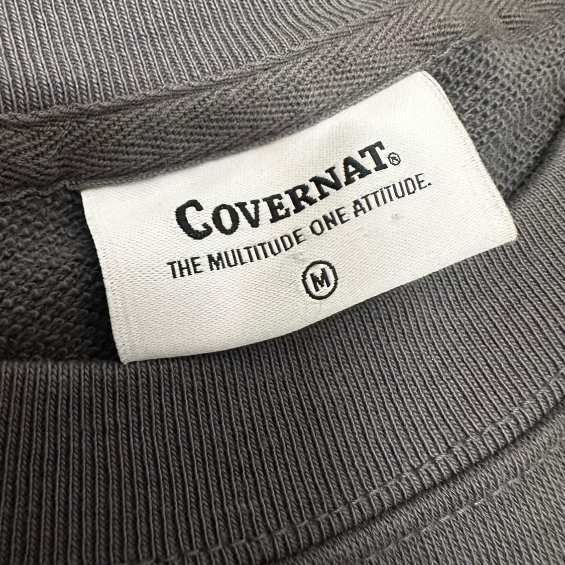 커버낫 맨투맨 차콜 M 상품이미지3
