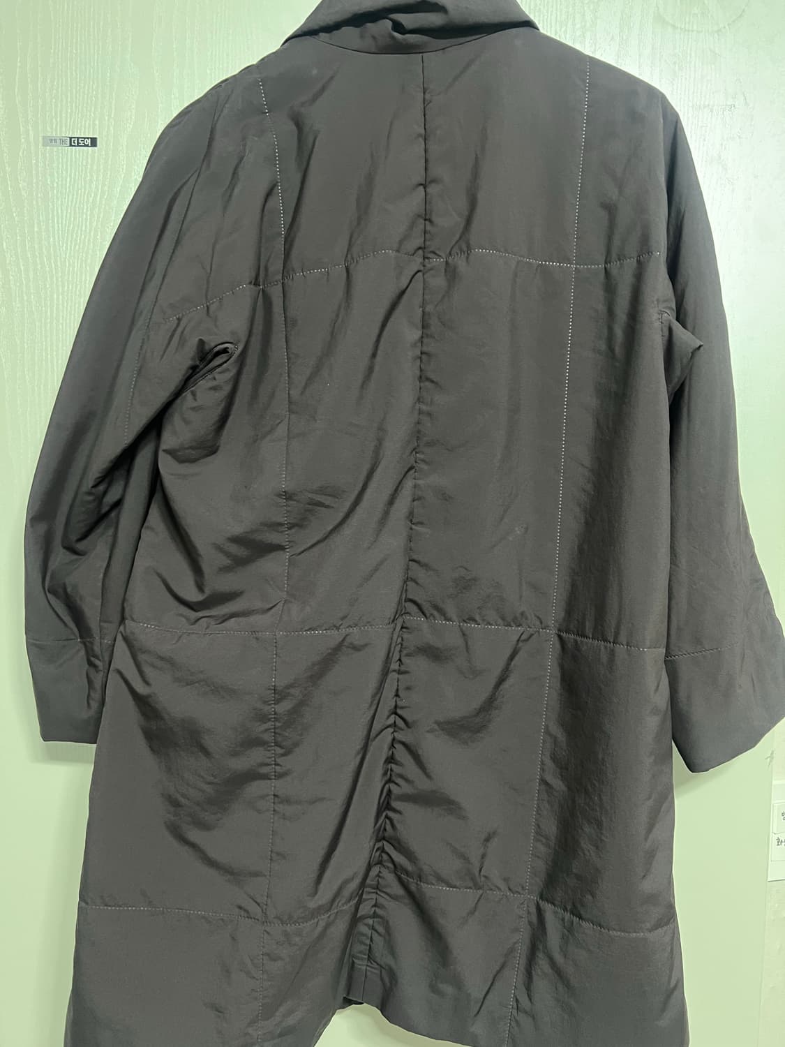 이세이미야케 더블버튼 패딩코트( 정품) 짙은퍼플색 상품이미지5