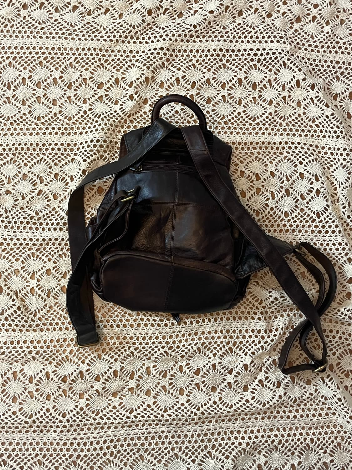 빈티지 쓰리포켓 미니 백팩 상품이미지2