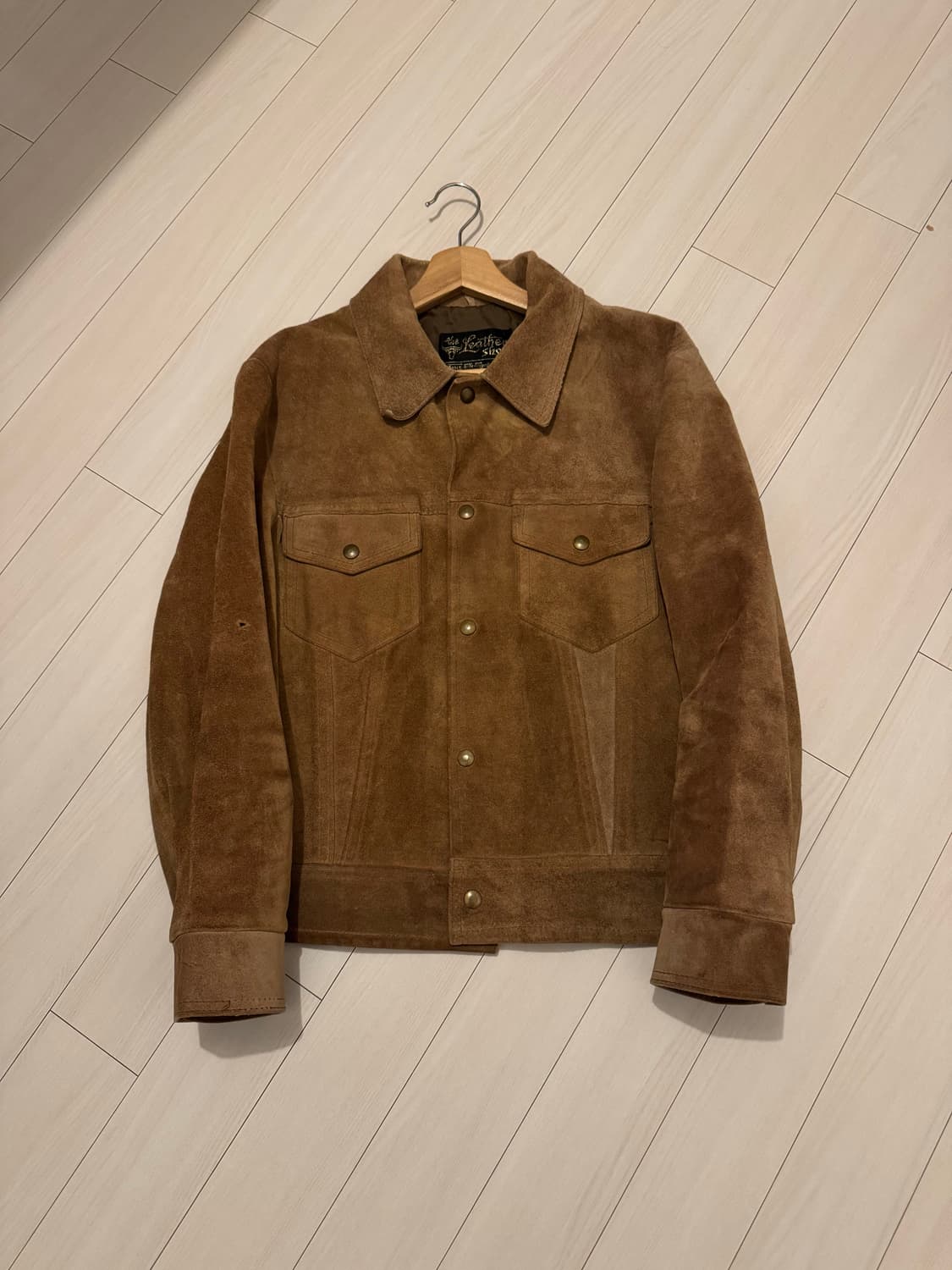 70s Sears 더 레더 샵 스웨이트 트러커 자켓 상품이미지1