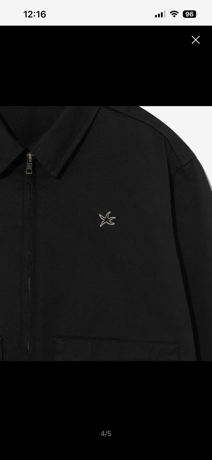 TCM mini logo pocket work jacket s사이즈 블랙 상품이미지3