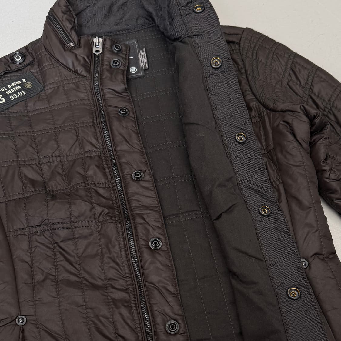 지스타 로우 퀼팅 바이커 자켓 상품이미지6