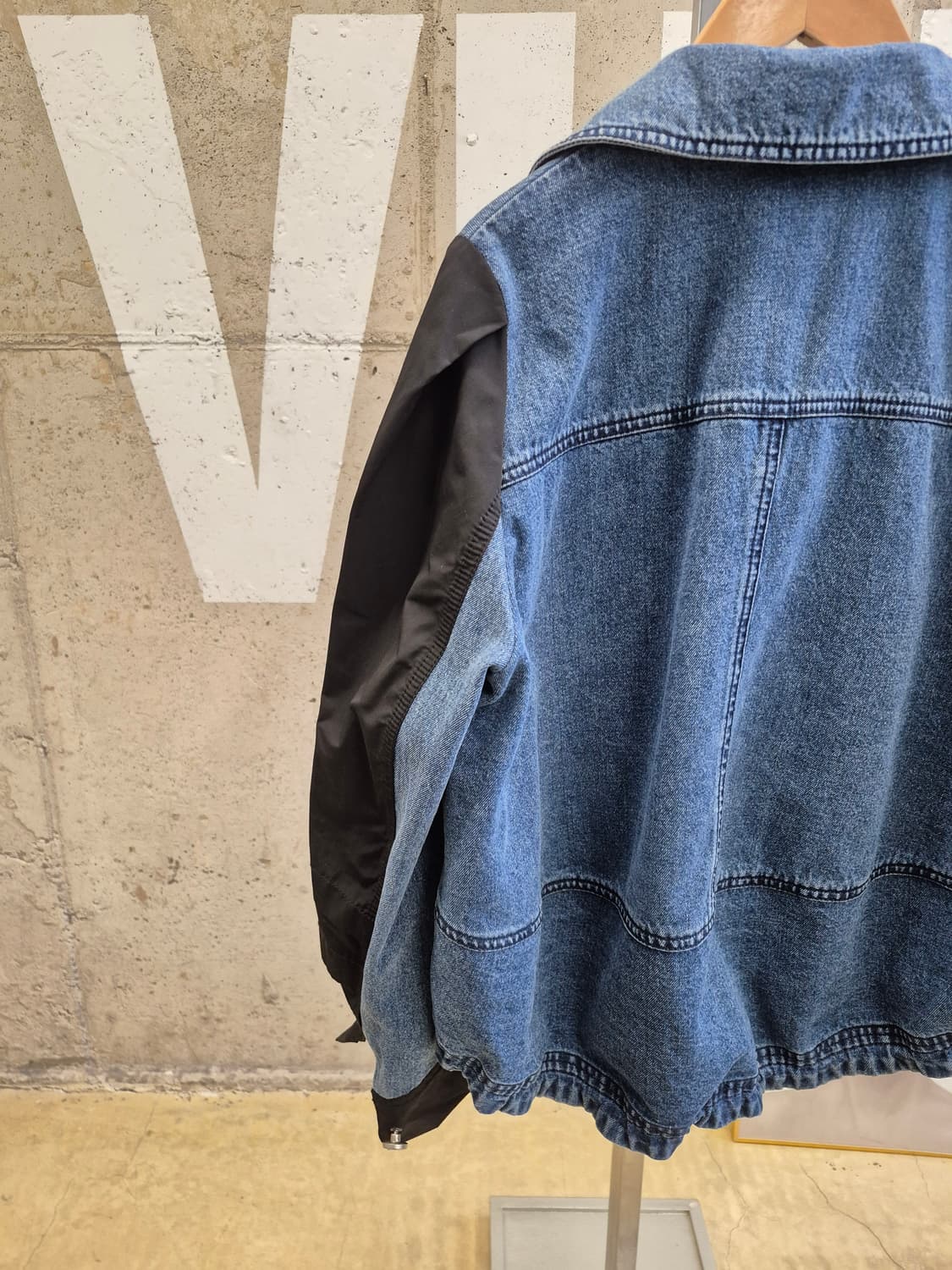 O'2nd 오즈세컨 배색 데님 자켓 상품이미지4