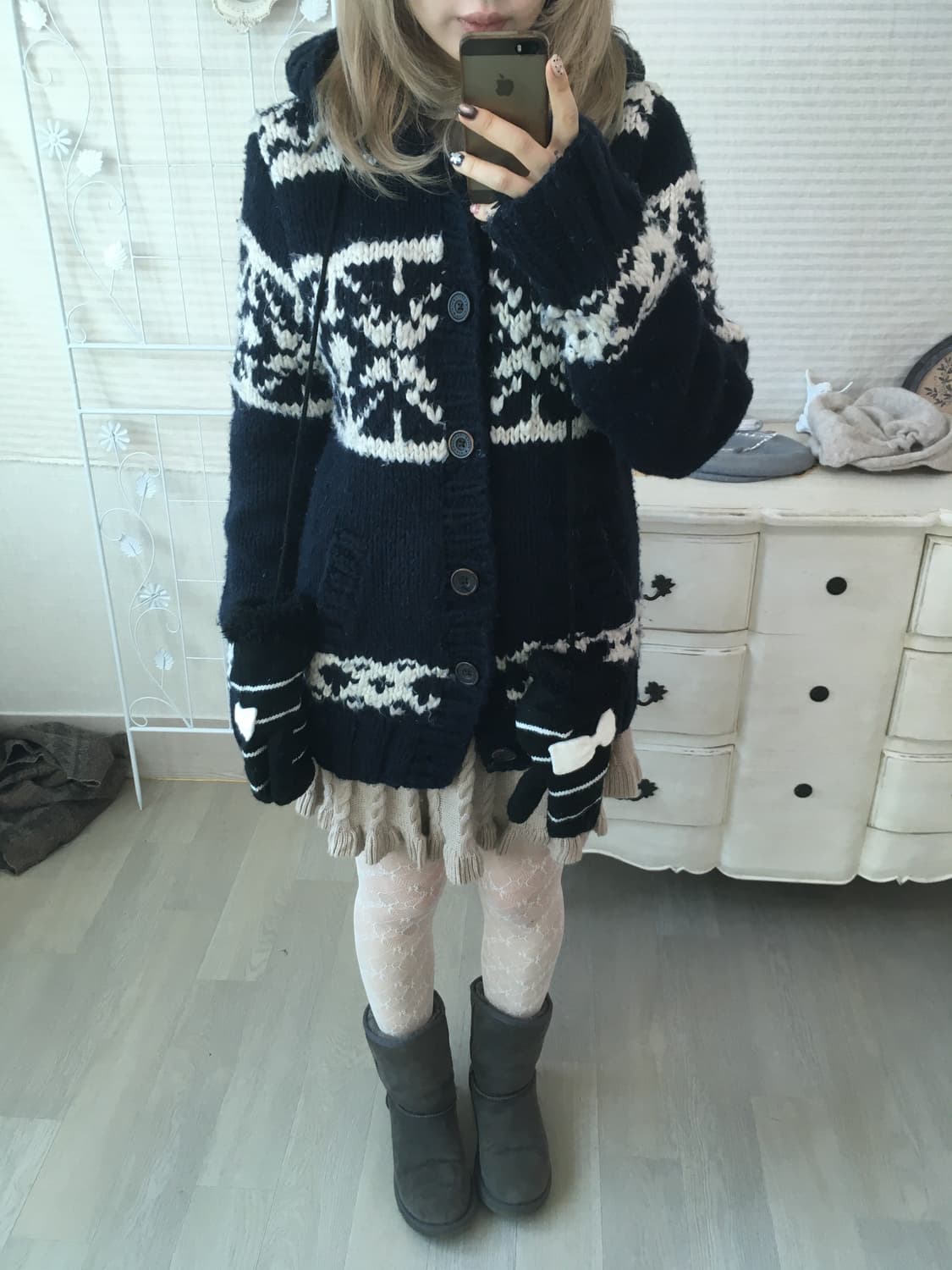 아베크롬비 해비울 코위찬 노르딕 후드 가디건 상품이미지4