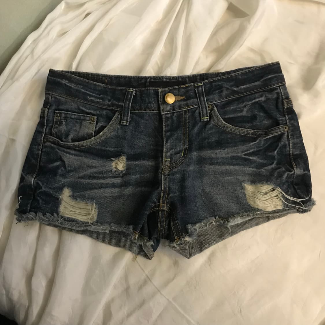 Vintage 빈티지 와투케 데님 갸루 핫팬츠 상품이미지2