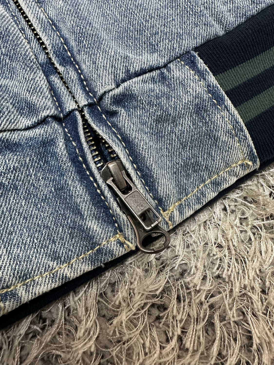 디스이즈네버댓 데님 바시티 자켓 상품이미지4