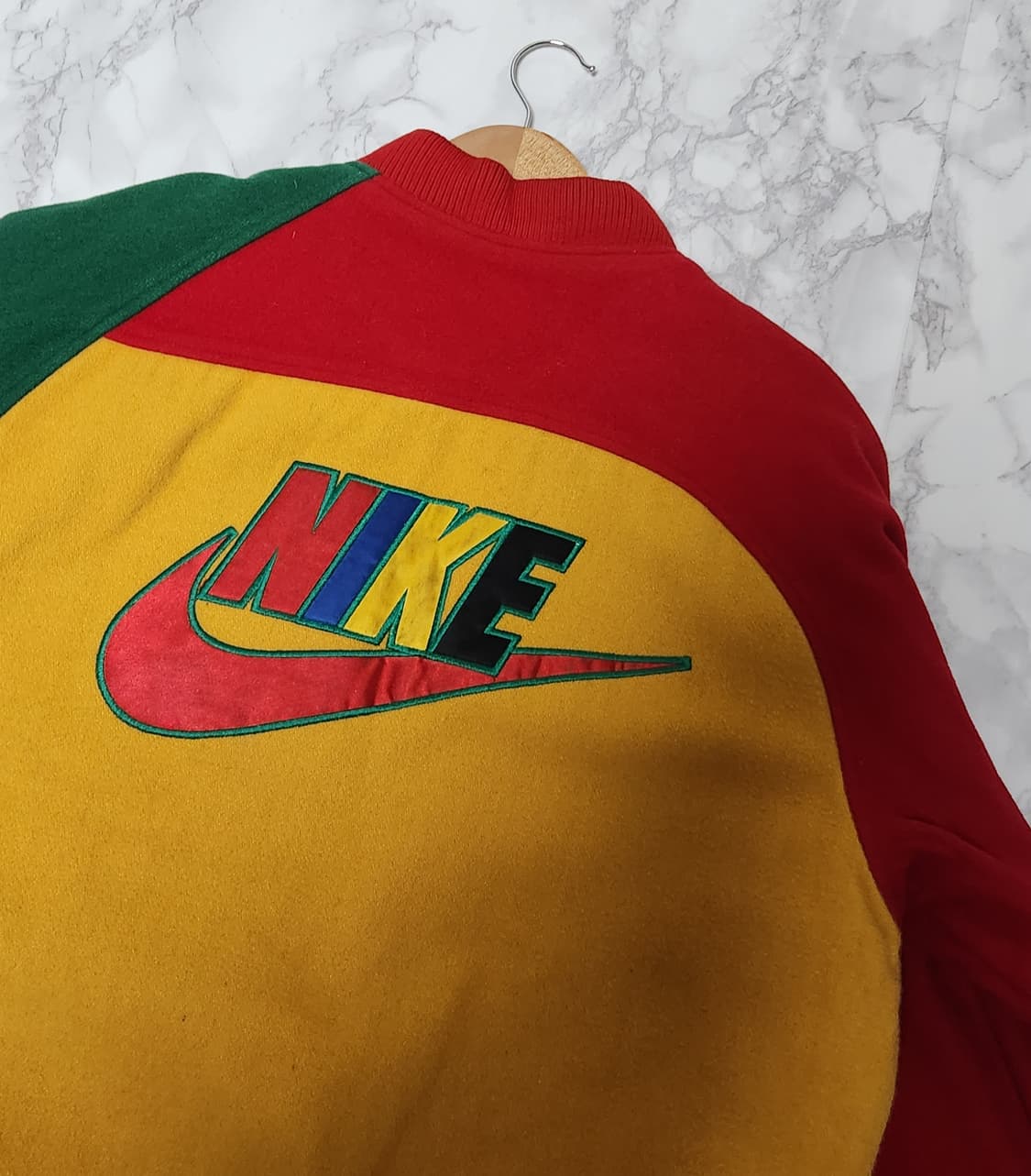 나이키 빅로고 컬러블록 90s 삼나스포츠 스타디움 자켓 상품이미지5