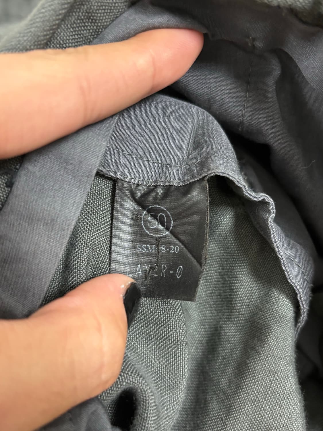 layer-0 ap 수소봉제 린넨 팬츠 상품이미지7