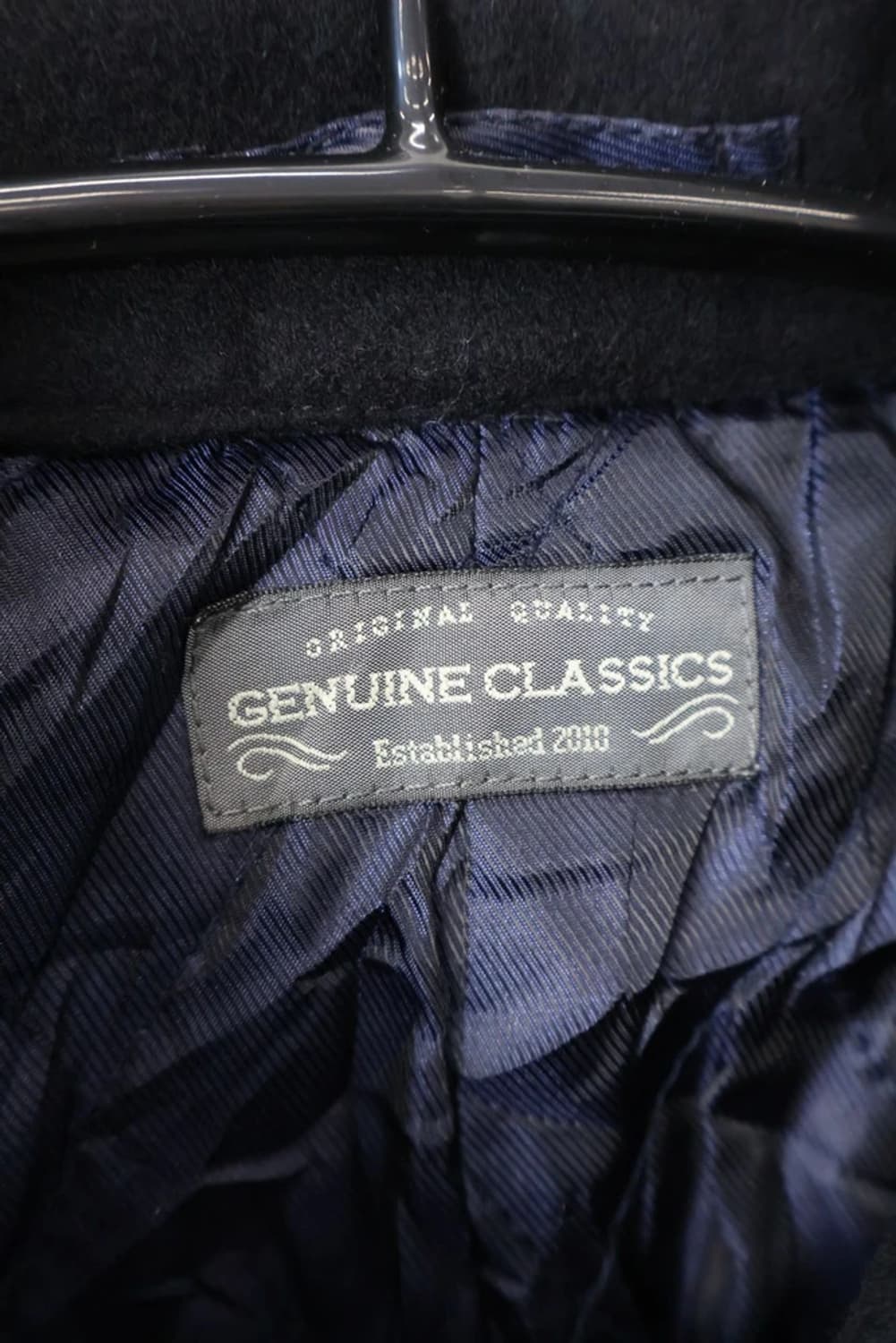 Genuine Classics Black Wool Pea Coat 상품이미지6
