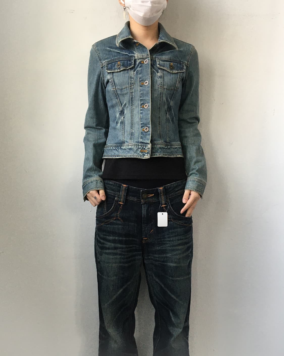 Denim washing jacket 상품이미지6