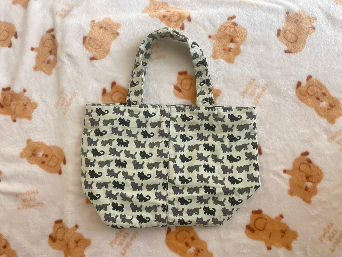 모리걸 빈티지 고양이 토트백 🐈‍⬛🤍 상품이미지1