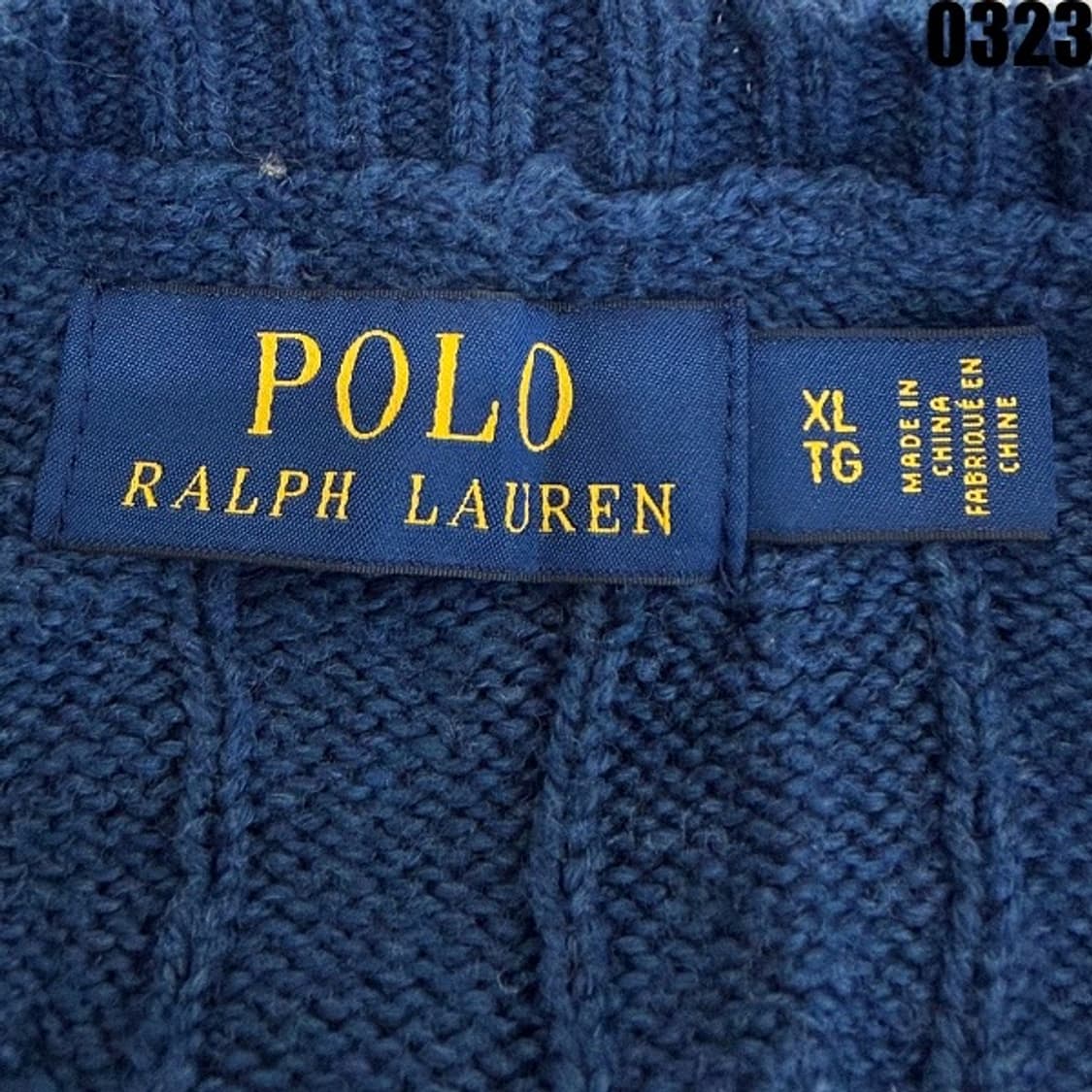 폴로 랄프로렌 케이블 니트 스웨터 XL 0323  상품이미지4