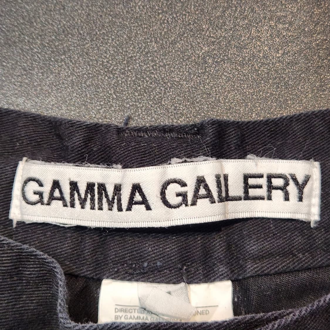 감마갤러리 블랙 카고 와이드 팬츠 (M) 상품이미지3